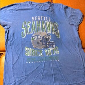 Vintage Seattle Seahawks Blue Graphic Tee